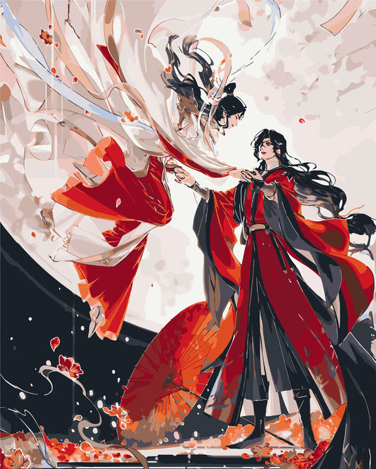 Számfestés kereten 40×50 cm – Az ég áldása. Anime LW 12570