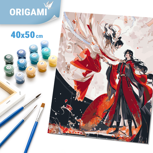 Számfestés kereten 40×50 cm – Az ég áldása. Anime LW 12570
