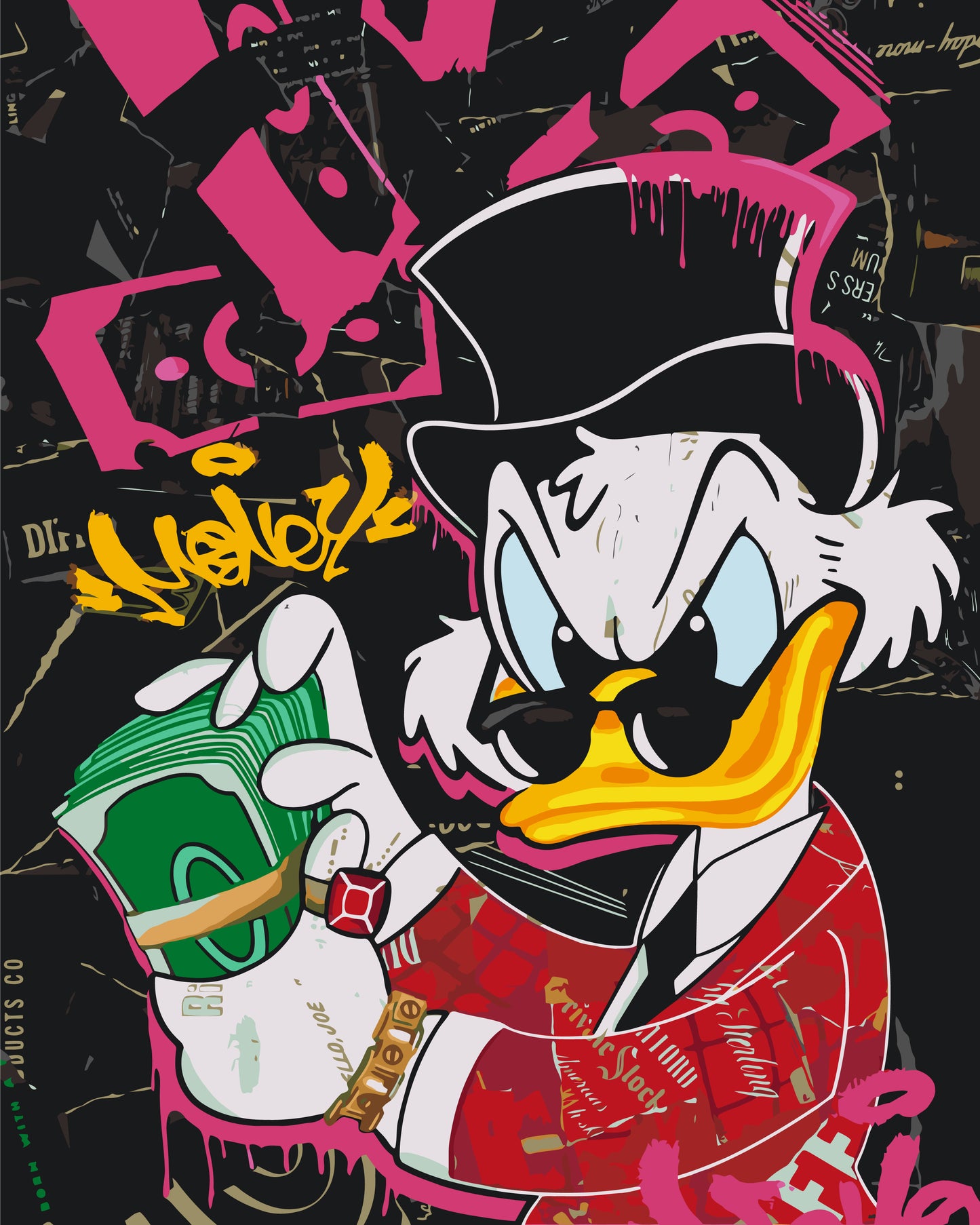 Számfestés kereten 40×50 cm – Dagobert bácsi LW 30050