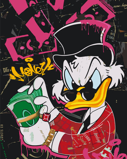 Számfestés kereten 40×50 cm – Dagobert bácsi LW 30050