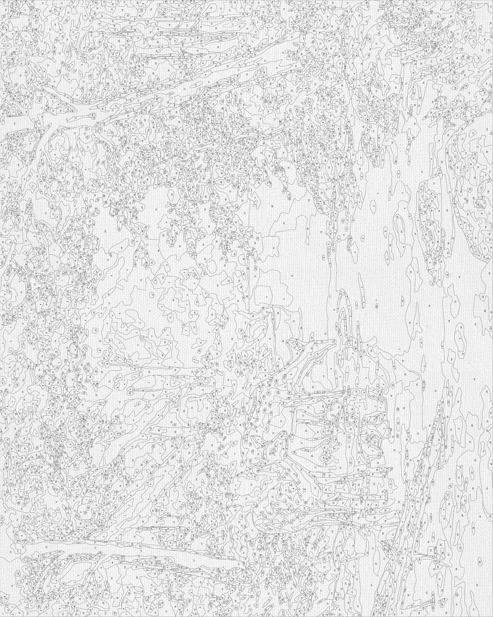 Számfestés kereten 40×50 cm – Őzek az itatónál LW 3008