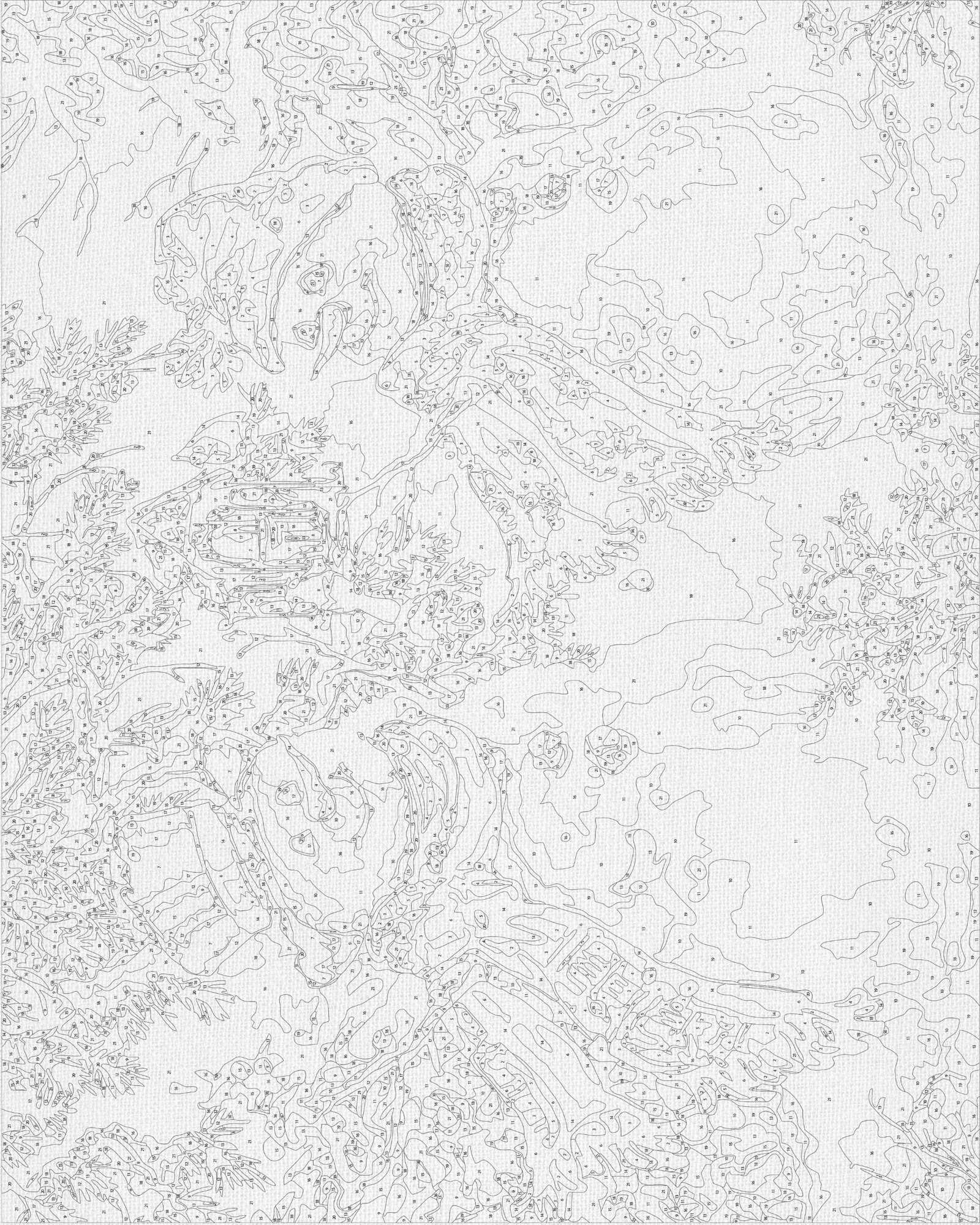 Számfestés kereten 40×50 cm téli – Vidám hóemberek LW 3070