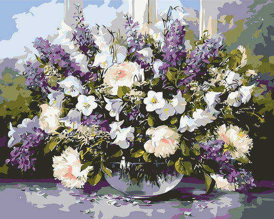 Számfestés kereten 40×50 cm – Mezei virágcsokor LW 3073