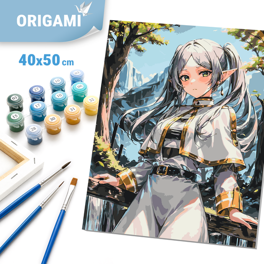 Maľovanie podľa čísel na ráme 40*50 cm - Frieren - Anime - LW 31020