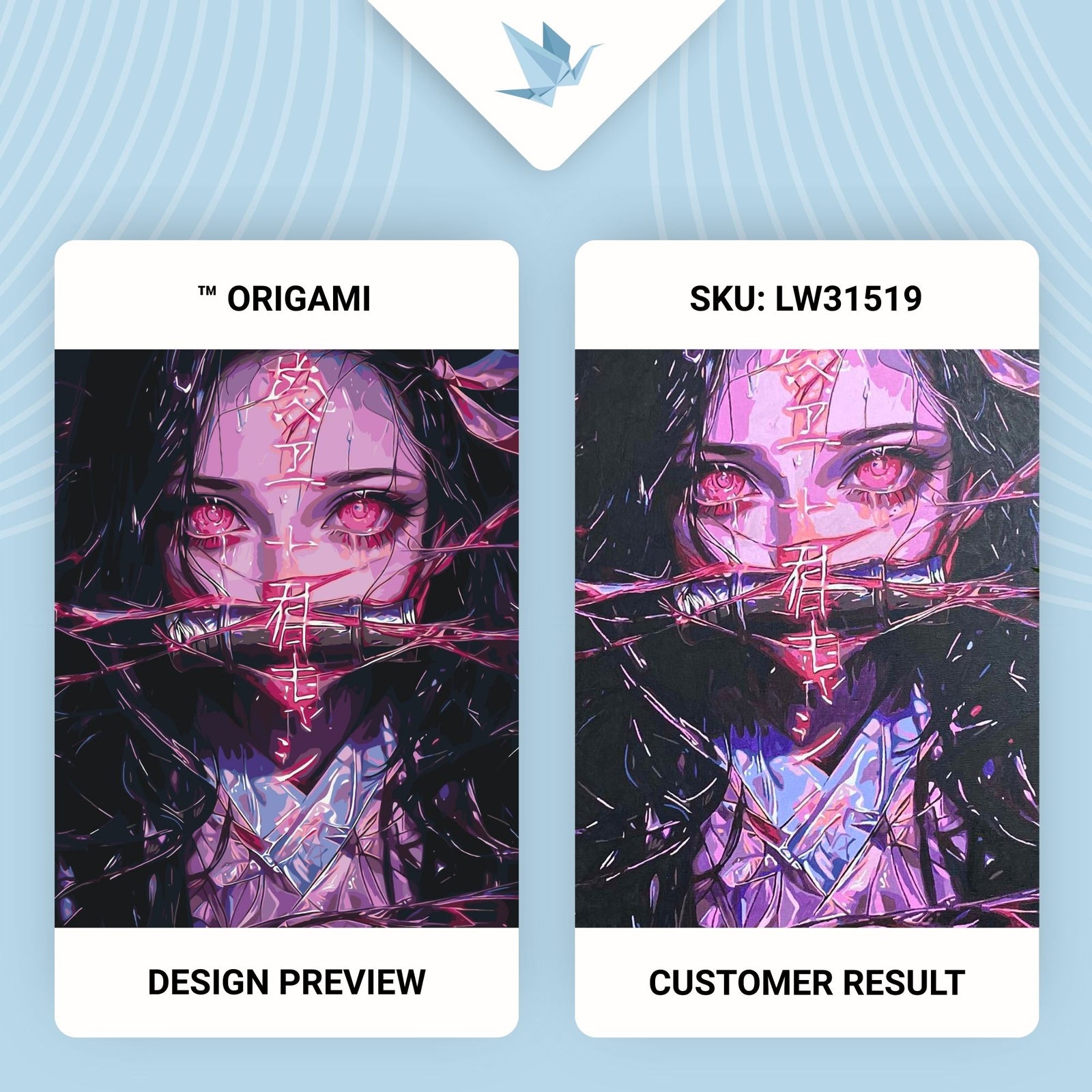 Számfestés kereten 40×50 cm – Anime. Nezuko Kamado (Démonölő kardja) LW 31519