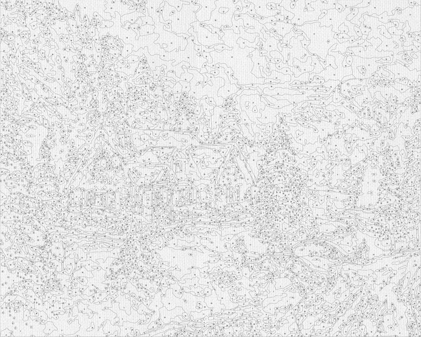 Maľovanie podľa čísel na ráme 40*50 cm – Zimné / Vianočné. Novoročná krajinka - LW 3253