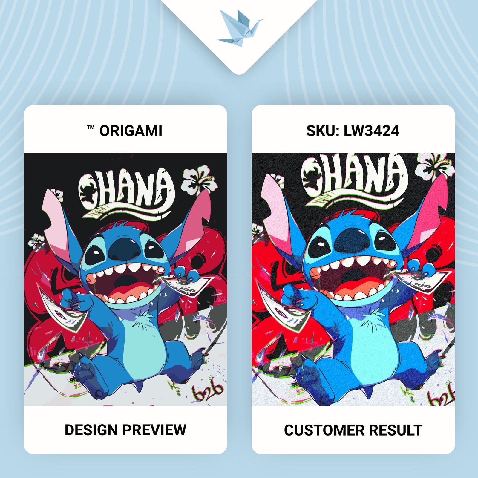 Számfestés kereten 40×50 cm – Filmhősök. Lilo és Stitch LW 3424