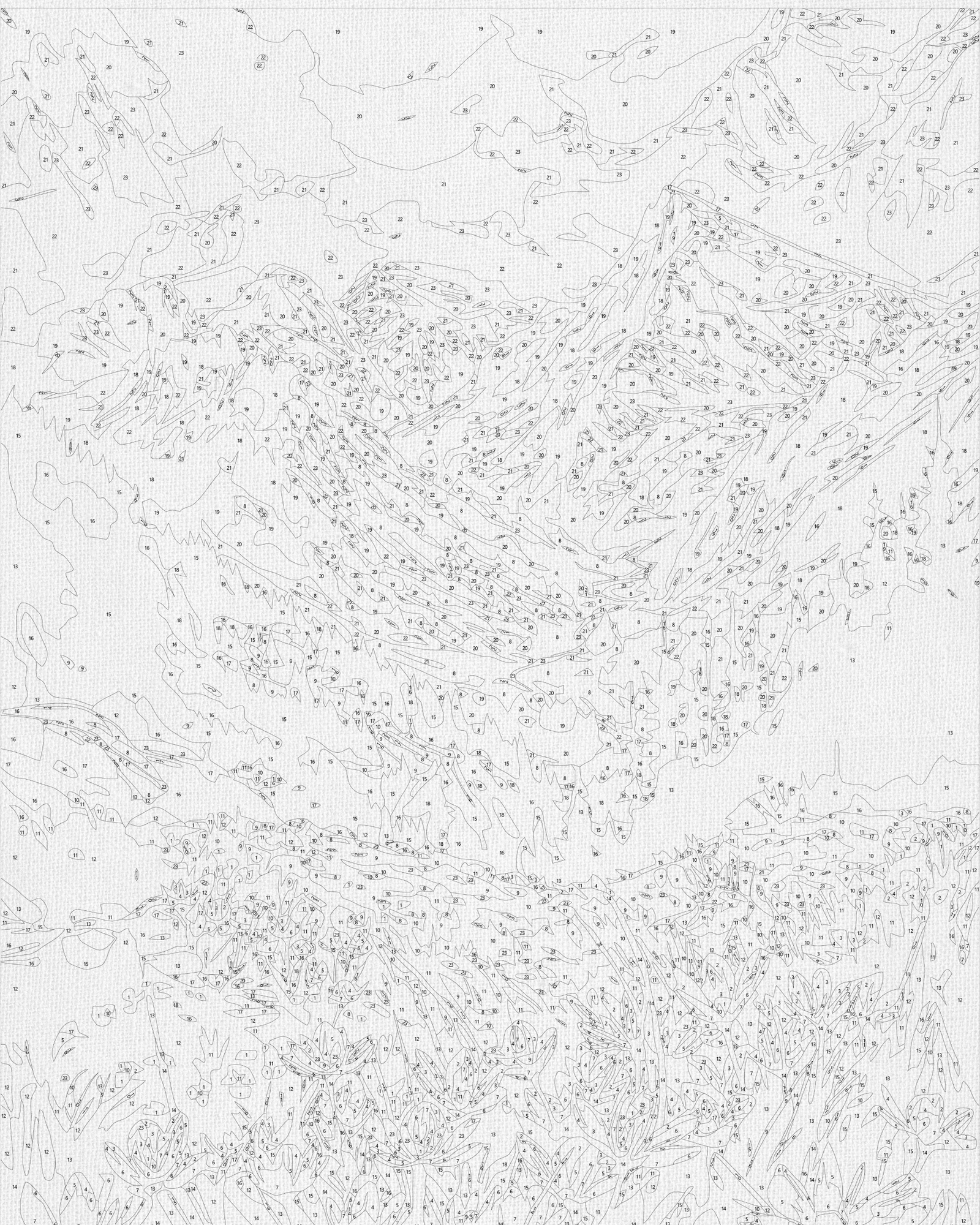 Számfestés kereten 40×50 cm tájkép – A hegyek lábánál LW 3436