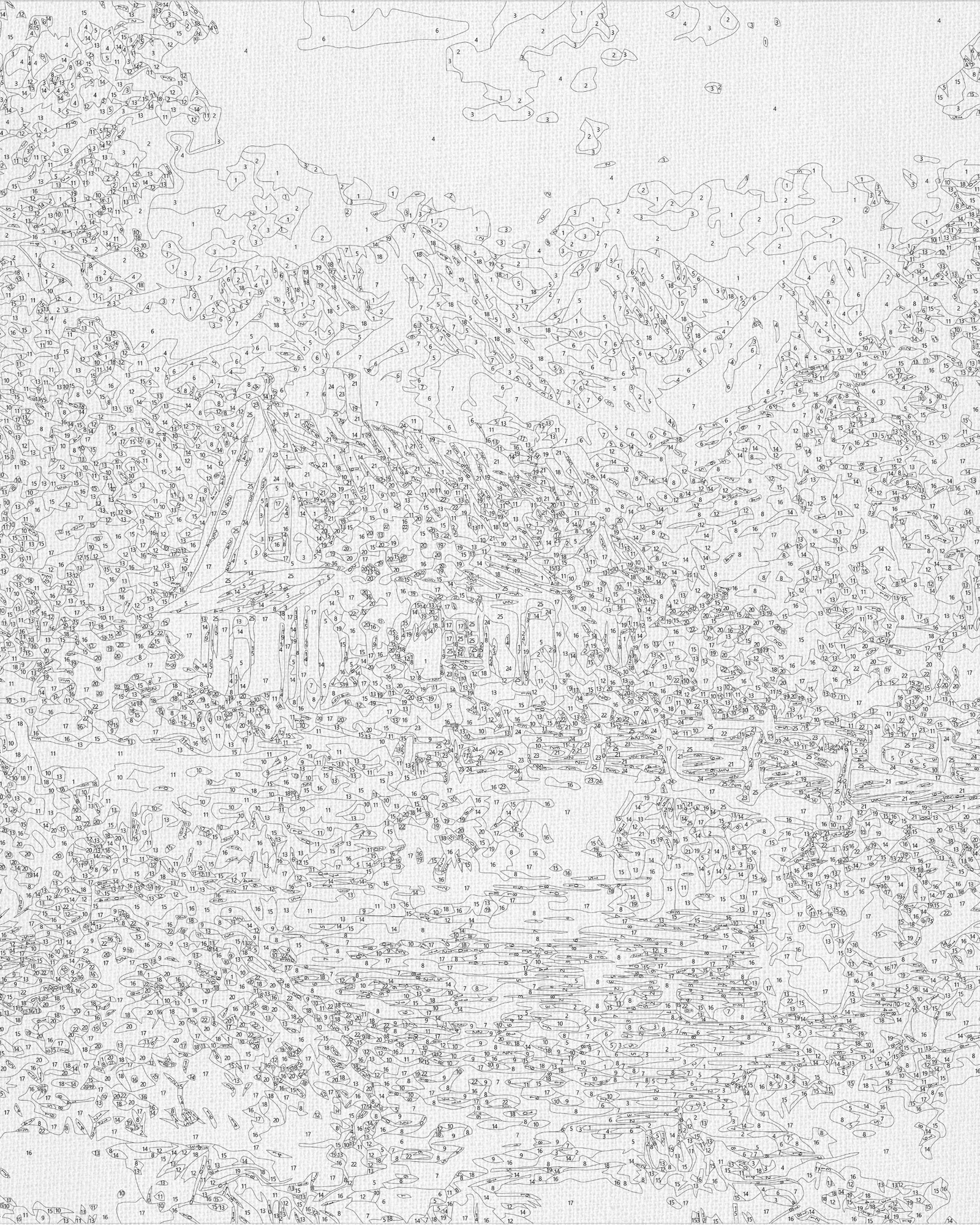 Számfestés kereten 40×50 cm – Alpesi harmónia LW 3492