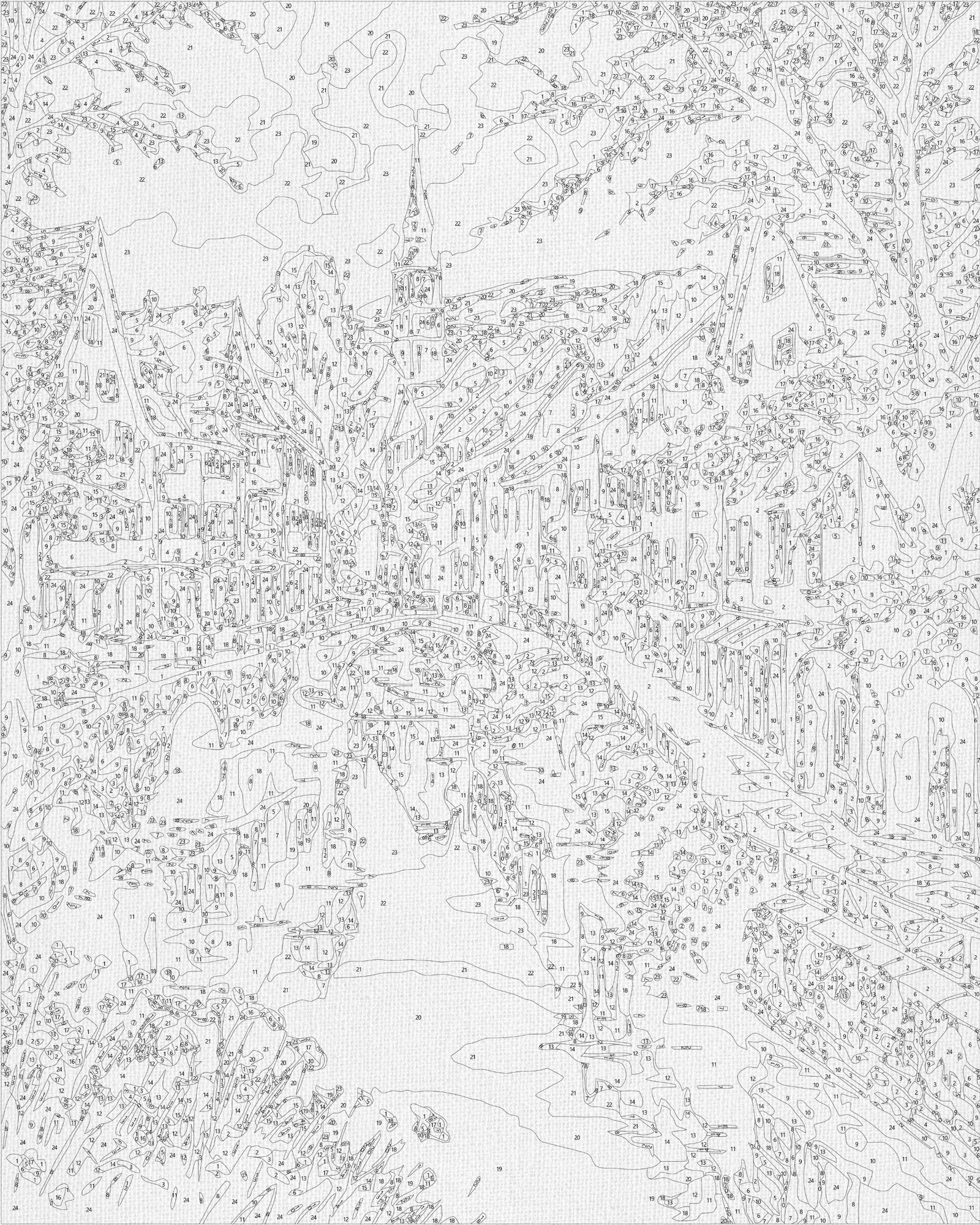 Számfestés kereten 40×50 cm – Sikátorok, amelyek álmokhoz vezetnek LW 3497