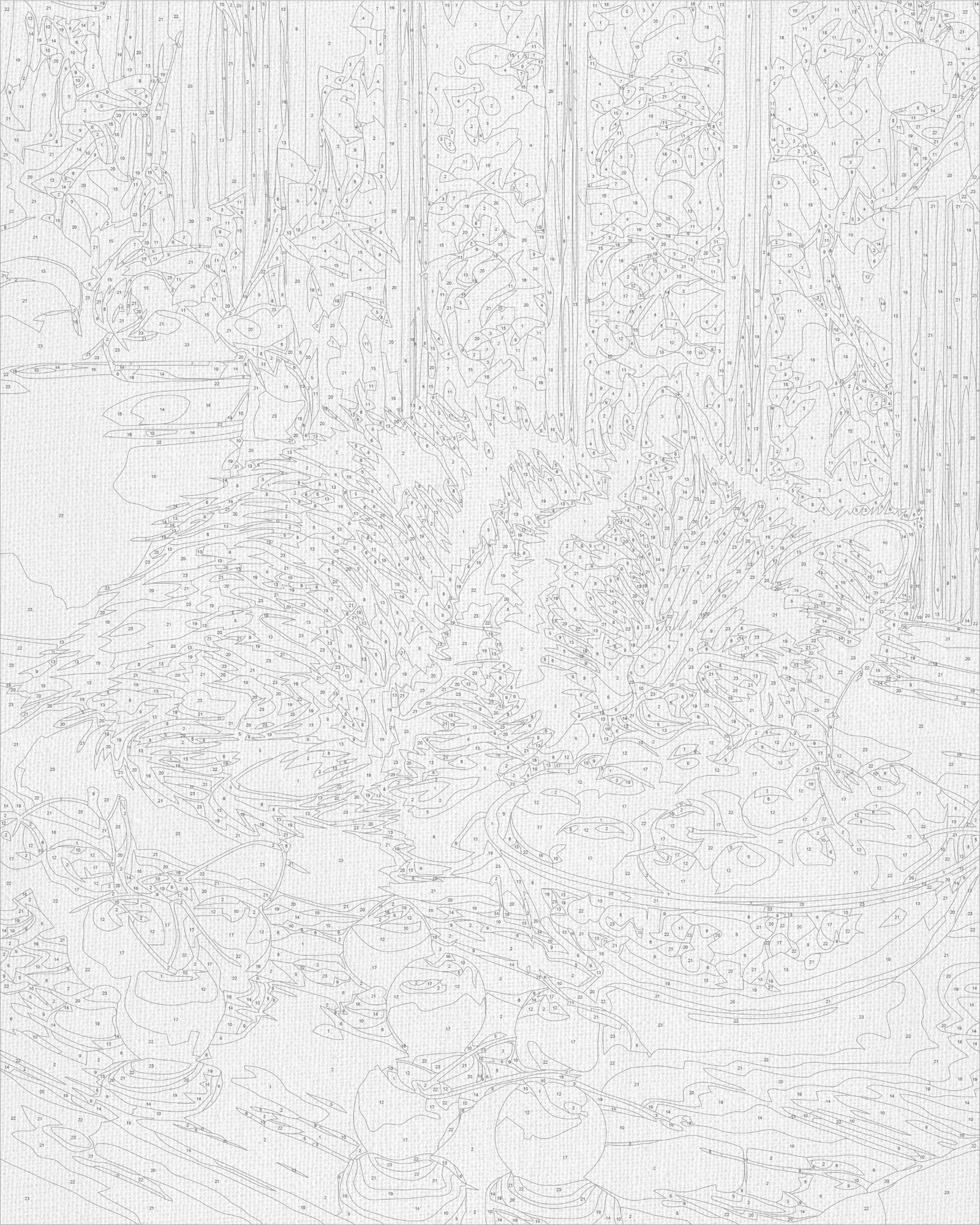 Számfestés kereten 40×50 cm – Állatok. Alvó kiscica az ablakban LW 3510