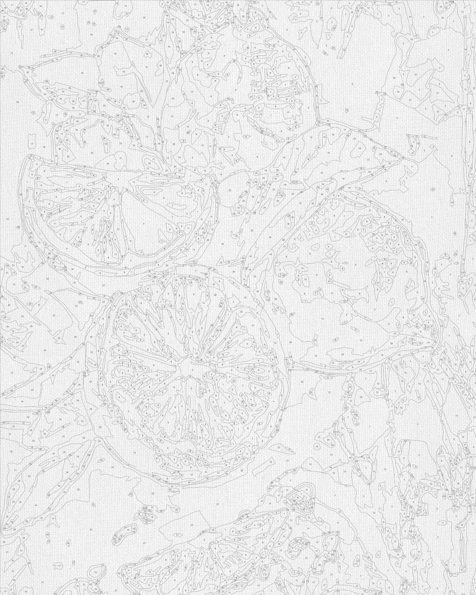Számfestés kereten 40×50 cm – Csendélet. Citromos élvezet LW 3527