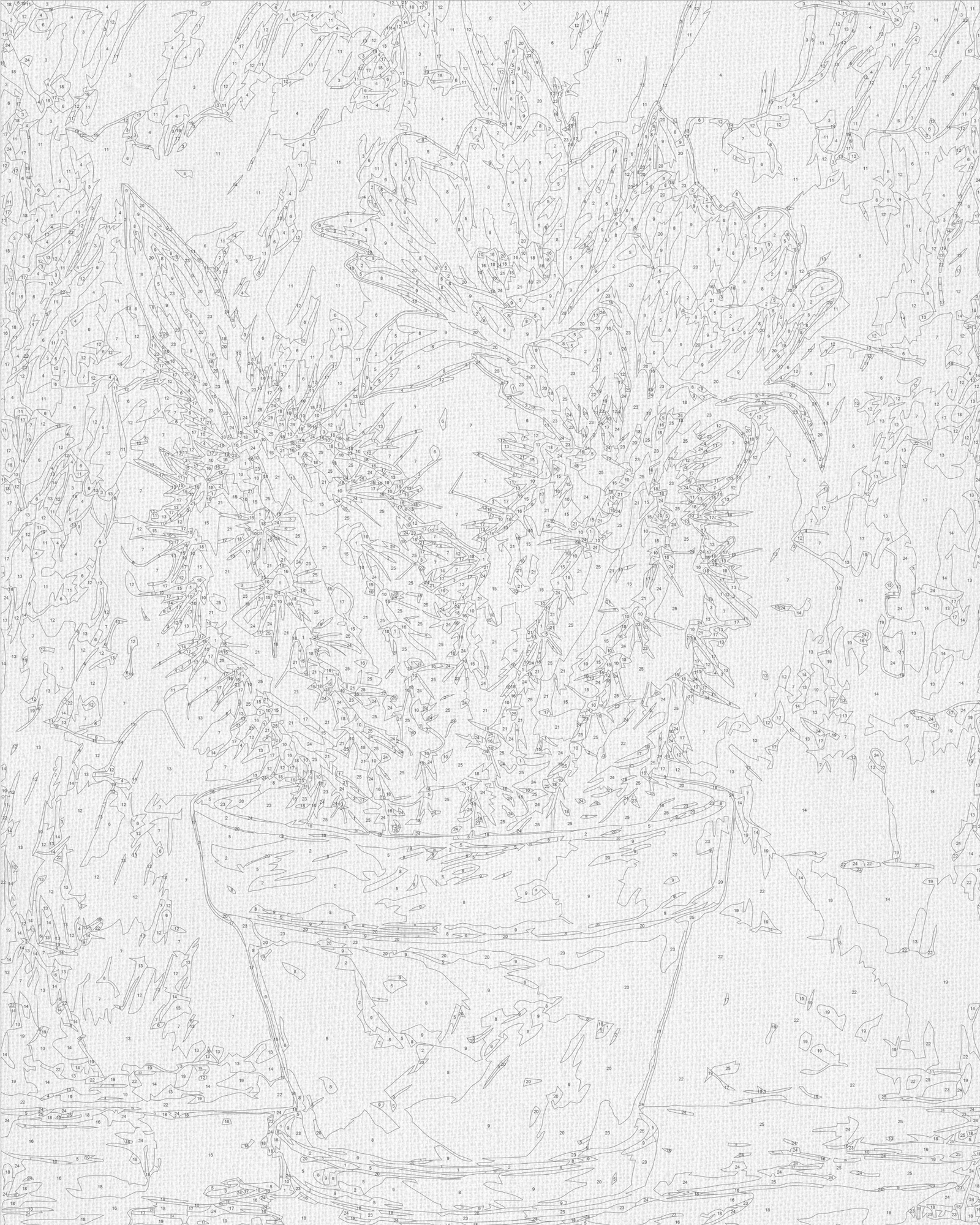 Számfestés kereten 40×50 cm – Virágok. Rózsaszín kaktusz LW 3534