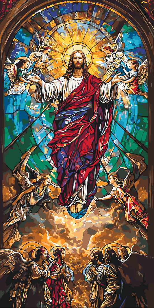 Számfestés kereten 40×80 cm Vallás LW 5111