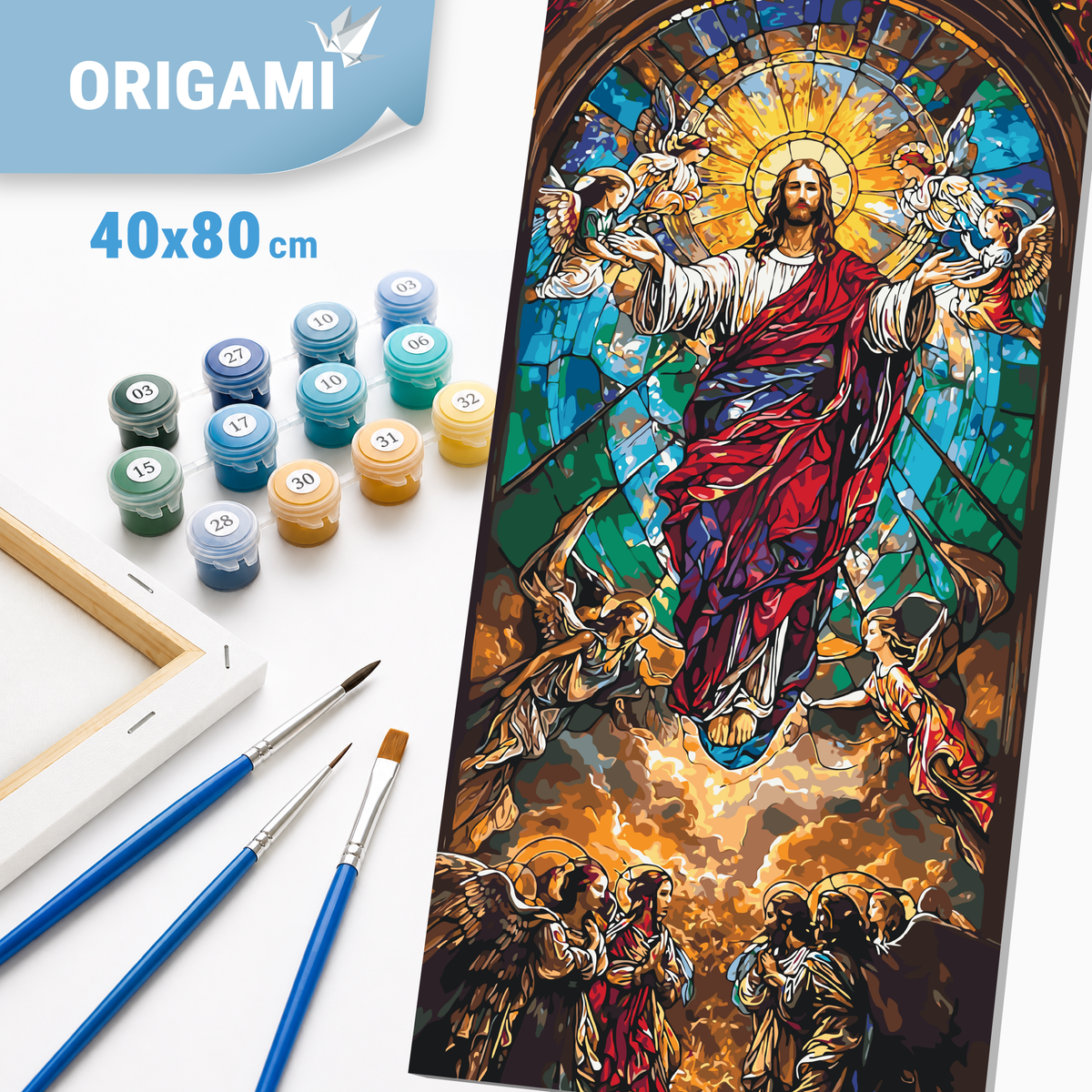 Számfestés kereten 40×80 cm Vallás LW 5111