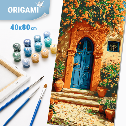 Számfestés kereten 40×80 cm cm – Provence-i hangulat. Tájkép LW 5147