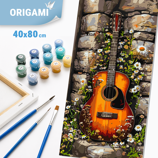 Számfestés kereten 40×80 cm cm – A nyár dallama. Tájkép LW 5153