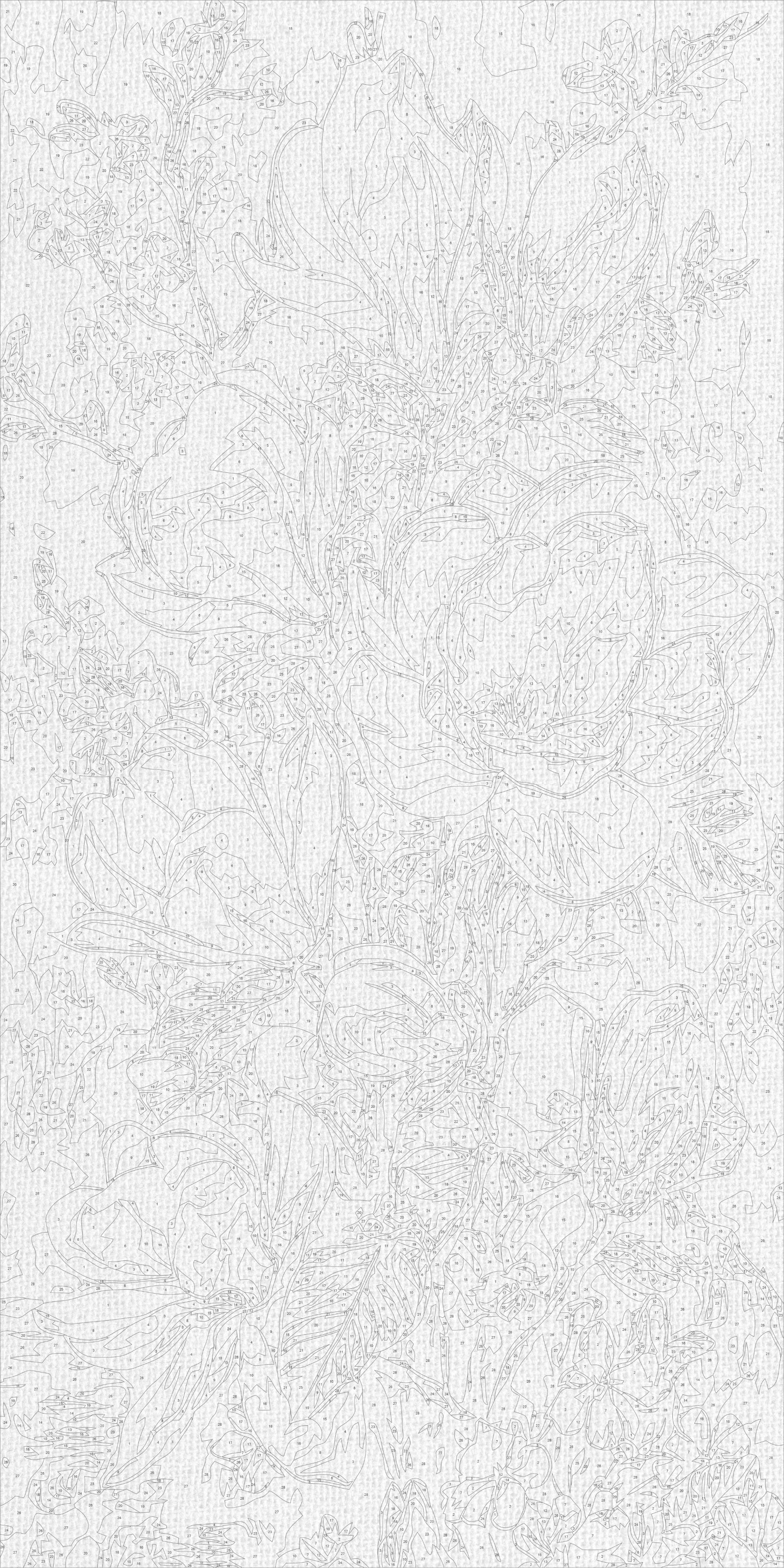 Maľovanie podľa čísel na ráme 40*80 cm - Kvitnúca magnólia - Kvety - LW 5194