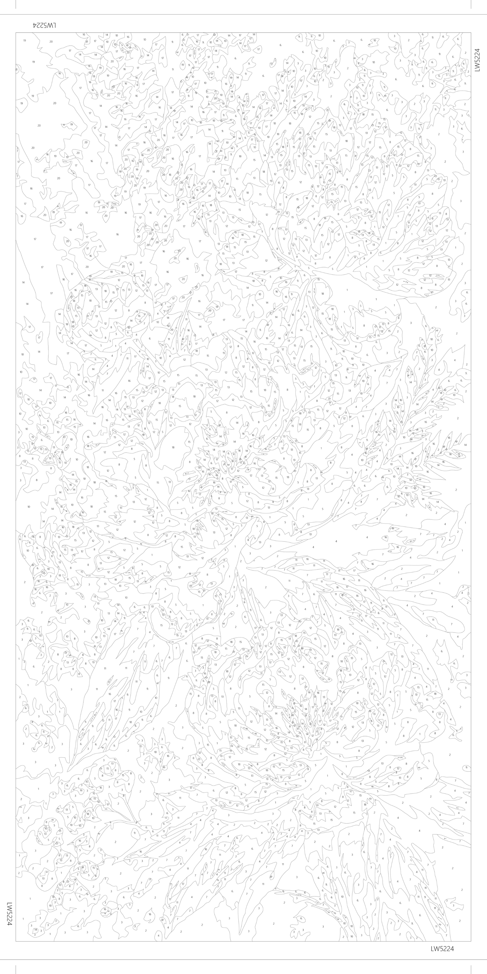 Maľovanie podľa čísel na ráme 40*80 cm - Jasné pivónie - Kvety s metalickými farbami - LW 5224