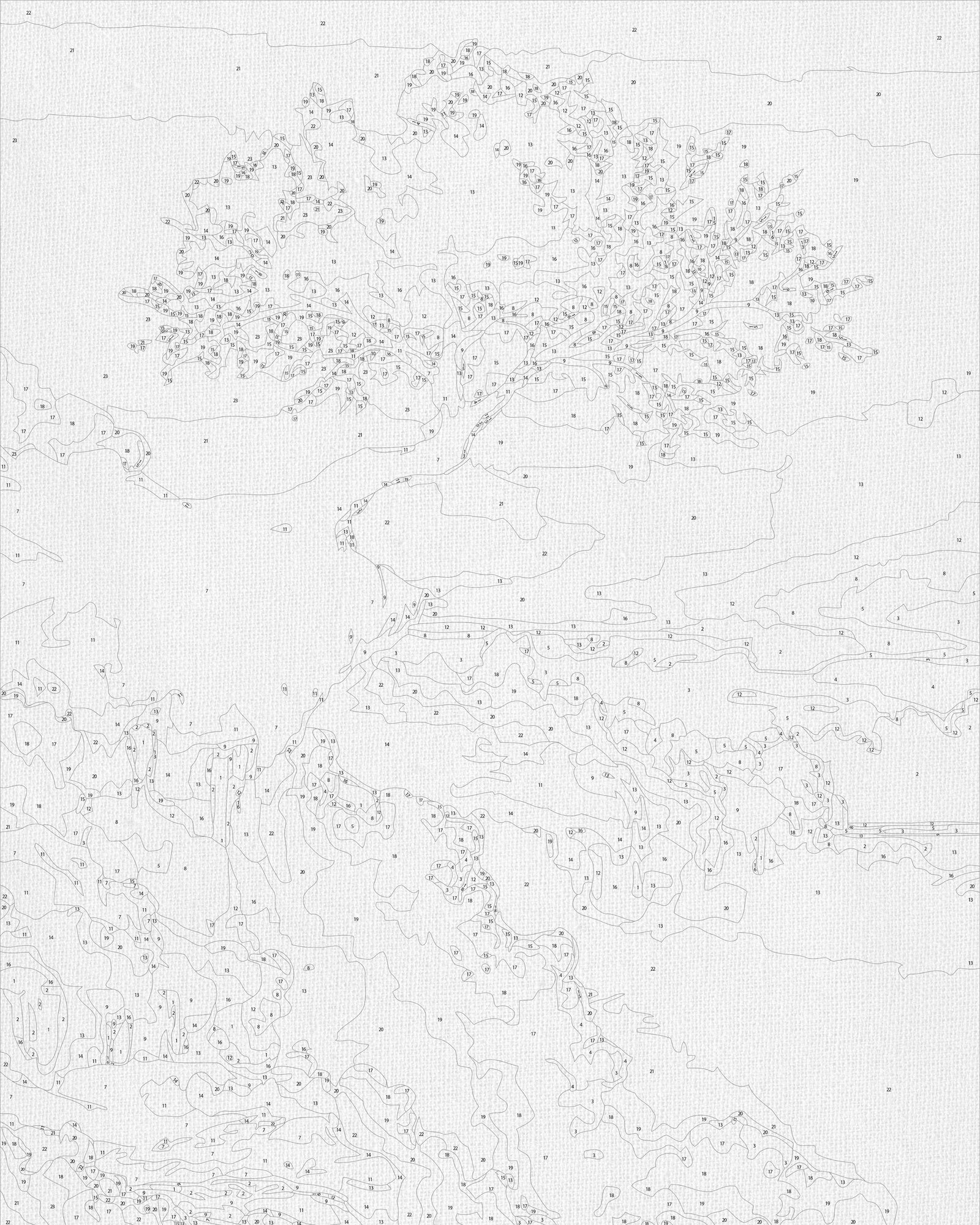 Maľovanie podľa čísel na ráme 40*50 cm - Sakura - Krajinka - LW 727